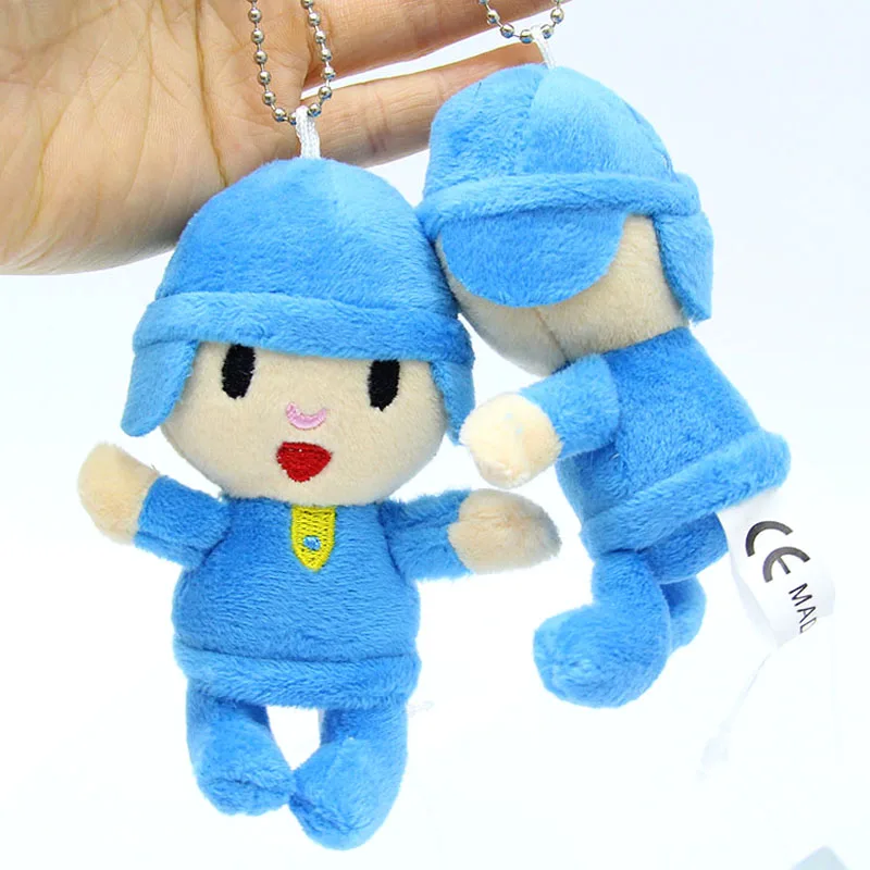 Cartoon Pocoyo Plush Toys Soft Stuffed Dolls with Keychain Pendants 10pcs/lot 14cm 
Cartoon Pocoyo Plush Toys Soft Stuffed Dolls with Keychain Pendants 10pcs/lot 14cm