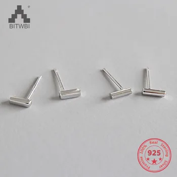 100% S925 Sterling Silver Simple T Bar Studs Punk Earrings Square Column Cylinder Bar Stud Ear Unisex Unisex Jewelry
100% S925 Sterling Silver Simple T Bar Studs Punk Earrings Square Column Cylinder Bar Stud Ear Unisex Unisex Jewelry