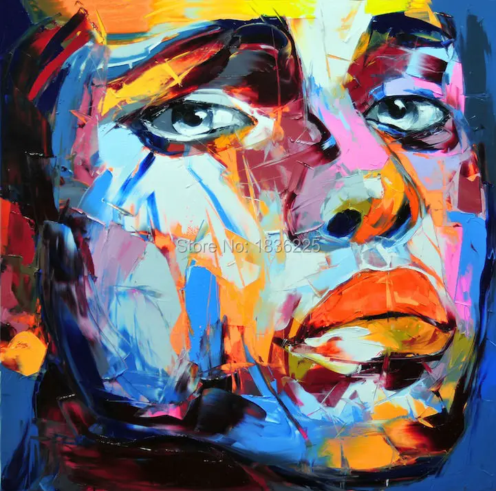 Free shipping Pop Art Nielly Francoise People woman Face Modern Abstract 100% Handmade Oil Painting on canvas canvas painting
Free shipping Pop Art Nielly Francoise People woman Face Modern Abstract 100% Handmade Oil Painting on canvas canvas painting