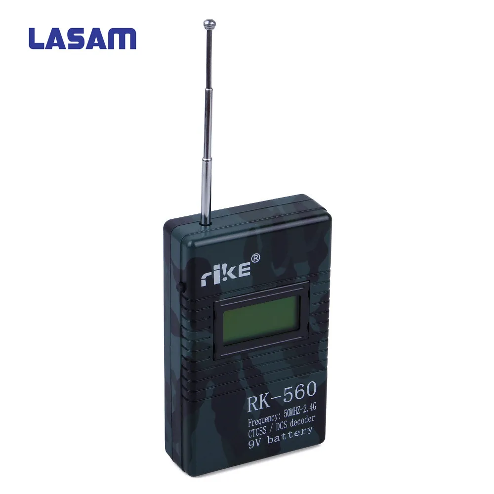 Camouflage RK560 50MHz-2.4GHz Portable Handheld Frequency Counter DCS CTCSS Radio Testing Frequency Meter Counter
Camouflage RK560 50MHz-2.4GHz Portable Handheld Frequency Counter DCS CTCSS Radio Testing Frequency Meter Counter