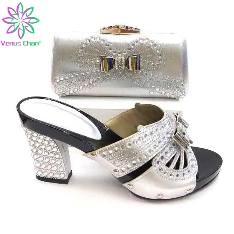 New Sliver Color Shoes and Bag To Match Italian High Quality Matching Italian Shoe and Bag Set Nigerian Shoes with Matching Bags
New Sliver Color Shoes and Bag To Match Italian High Quality Matching Italian Shoe and Bag Set Nigerian Shoes with Matching Bags