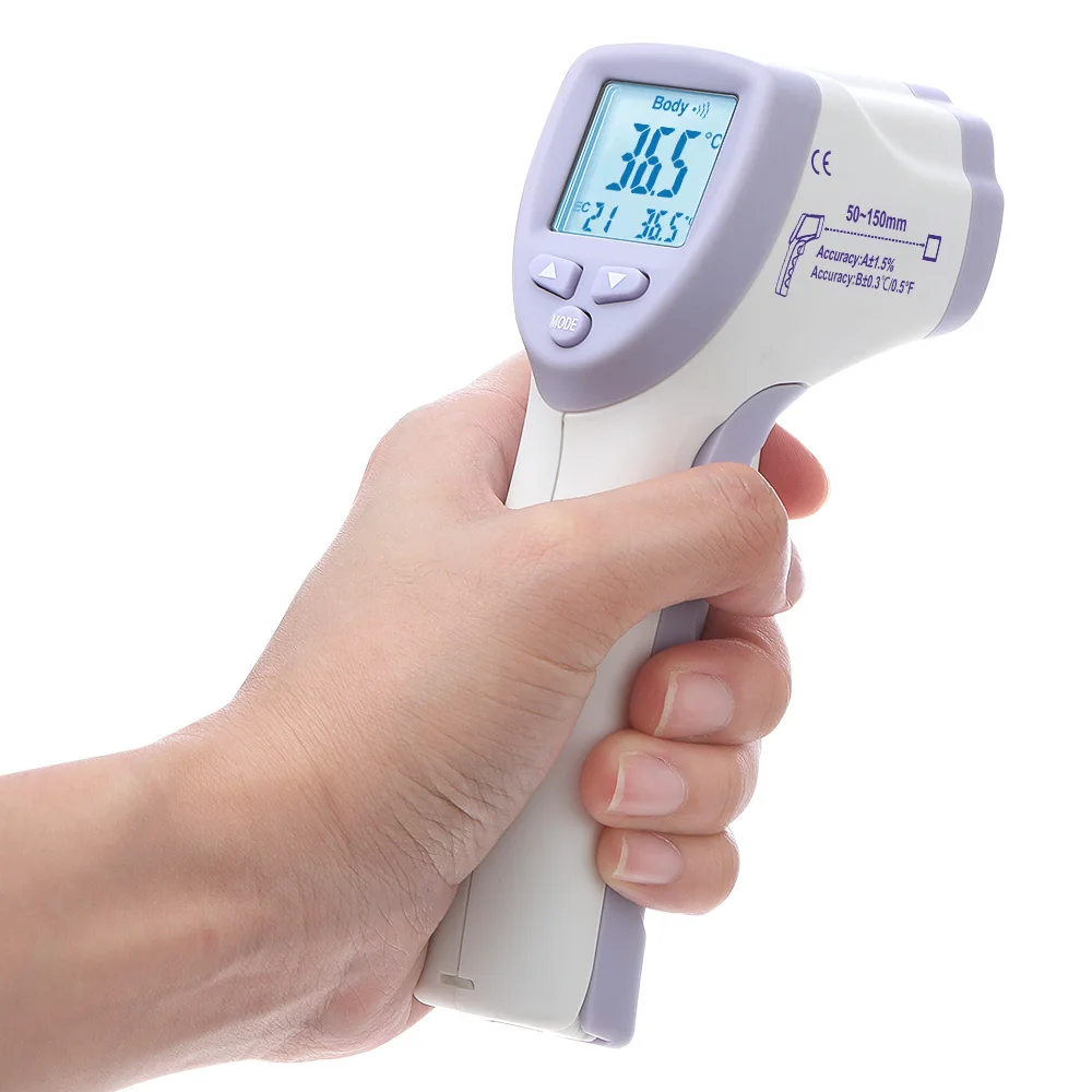 Non-Contact LCD Display Infrared Thermometer Body Temperature for Adult Kid Forehead Digital Thermometer Temperature Measurement
Non-Contact LCD Display Infrared Thermometer Body Temperature for Adult Kid Forehead Digital Thermometer Temperature Measurement