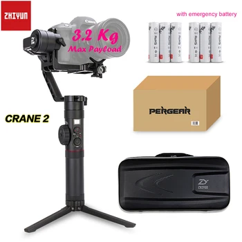 w/ Emergency Battey Zhiyun Crane 2 3-Axis Handheld Gimbal Stabilizer Follow Focus 3.2Kg Payload OLED Display 18hrs Long Runtime
w/ Emergency Battey Zhiyun Crane 2 3-Axis Handheld Gimbal Stabilizer Follow Focus 3.2Kg Payload OLED Display 18hrs Long Runtime