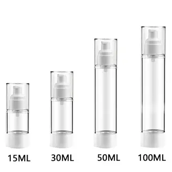 15ml/30ml/50m/100ml Plastic Cosmetic Bottle Refillable Bottles Emulsion Spray Transparent Airless Pump Vacuum Container 
15ml/30ml/50m/100ml Plastic Cosmetic Bottle Refillable Bottles Emulsion Spray Transparent Airless Pump Vacuum Container