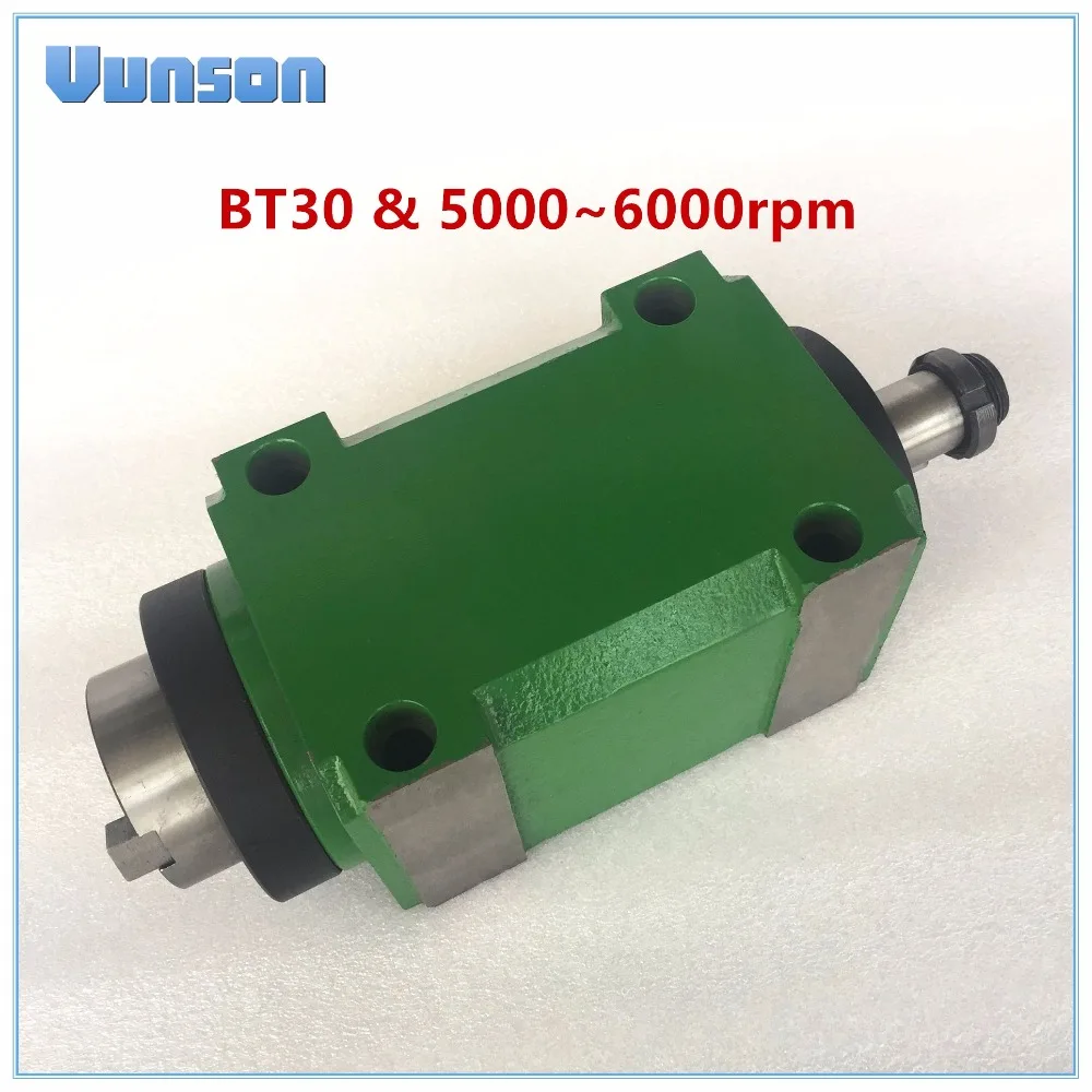 BT30 Taper Chuck 1500W 1.5KW 2hp Power Head Power Unit Machine Tool Spindle 5000~6000rpm for Milling Machine
BT30 Taper Chuck 1500W 1.5KW 2hp Power Head Power Unit Machine Tool Spindle 5000~6000rpm for Milling Machine