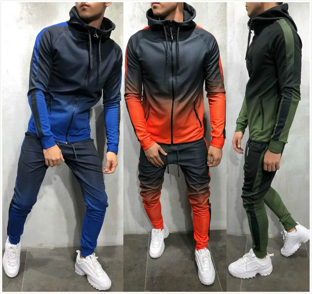 Men's Warm Zip UP Long Sleeve Hoodie Packwork Print Sweatshirt Top Pants Sets Sport Suit Tracksuit Zipper Cotton Fashion Tops C
Men's Warm Zip UP Long Sleeve Hoodie Packwork Print Sweatshirt Top Pants Sets Sport Suit Tracksuit Zipper Cotton Fashion Tops C