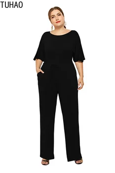 TUHAO 2019 Summer 7 Colors Women Large Size Overalls Plus Size 3XL 2XL Big Elasticity Women Casual Jumpsuit Office Romper LMTL
TUHAO 2019 Summer 7 Colors Women Large Size Overalls Plus Size 3XL 2XL Big Elasticity Women Casual Jumpsuit Office Romper LMTL