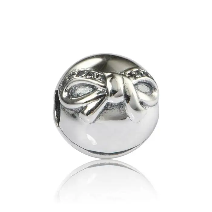 Cubic Zirconia Bow knot Clip Charm Beads Fits Pandora Bracelets 925 Sterling Silver DIiy Beads 2017 Winter New Christmas Charms
Cubic Zirconia Bow knot Clip Charm Beads Fits Pandora Bracelets 925 Sterling Silver DIiy Beads 2017 Winter New Christmas Charms