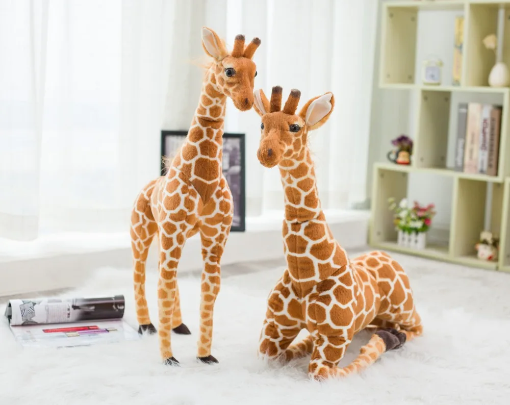 Blesiya Kawaii Toys Plush Doll Soft Giraffe Stuffed Toy for 6 Month Baby 