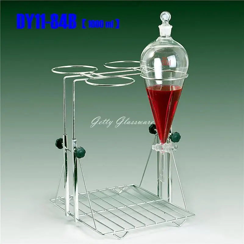 Liftable Stainless Steel Separarory funnel stand support & steel clamp for 1000ml dropping funnel W 4 holes
Liftable Stainless Steel Separarory funnel stand support & steel clamp for 1000ml dropping funnel W 4 holes