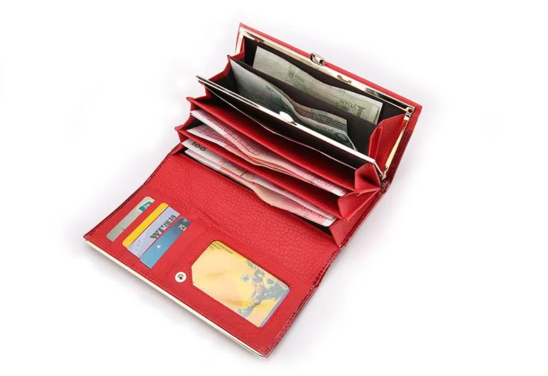 Women Wallets Brand Design High Quality Leather Wallet Female Hasp Fashion Dollar Price Alligator Long Women Wallets And Purses6