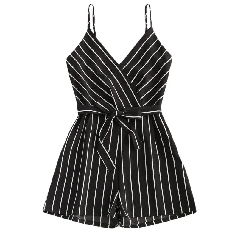 2019 Women summer fashion striped casual strap Rompers female sexy wild Rompers ladies beach simple Rompers soft and comfortable
2019 Women summer fashion striped casual strap Rompers female sexy wild Rompers ladies beach simple Rompers soft and comfortable