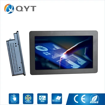 

12 inch All In One computer panel pc resistive touch wear gloves/touch pen/finger work Intel 3855U 1.6GHz 4G RAM 32G SSD