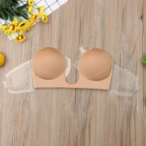 New Silicone Invisible Bra Self-adhesive Backless Strapless U Shape Adhesive Silicone Invisible Push up Bra
New Silicone Invisible Bra Self-adhesive Backless Strapless U Shape Adhesive Silicone Invisible Push up Bra