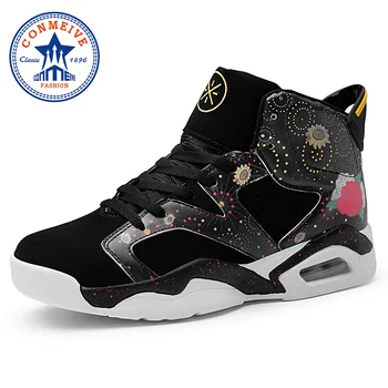 High Top Cushioning Original Basketball Shoes Lace-up Breathable Professional Outdoor Basketball Sneakers Men Big Size 39-45
High Top Cushioning Original Basketball Shoes Lace-up Breathable Professional Outdoor Basketball Sneakers Men Big Size 39-45