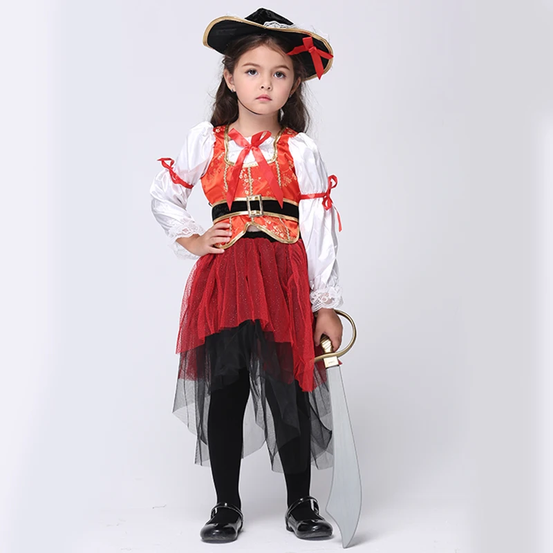 European Halloween Costumes for Girls Children Performance Clothing Dance Clothes Cosplay Roupas Infantis Menina Pirate Uniform European Halloween Costumes for Girls Children Performance Clothing Dance Clothes Cosplay Roupas Infantis Menina Pirate Uniform<br><br>Aliexpress