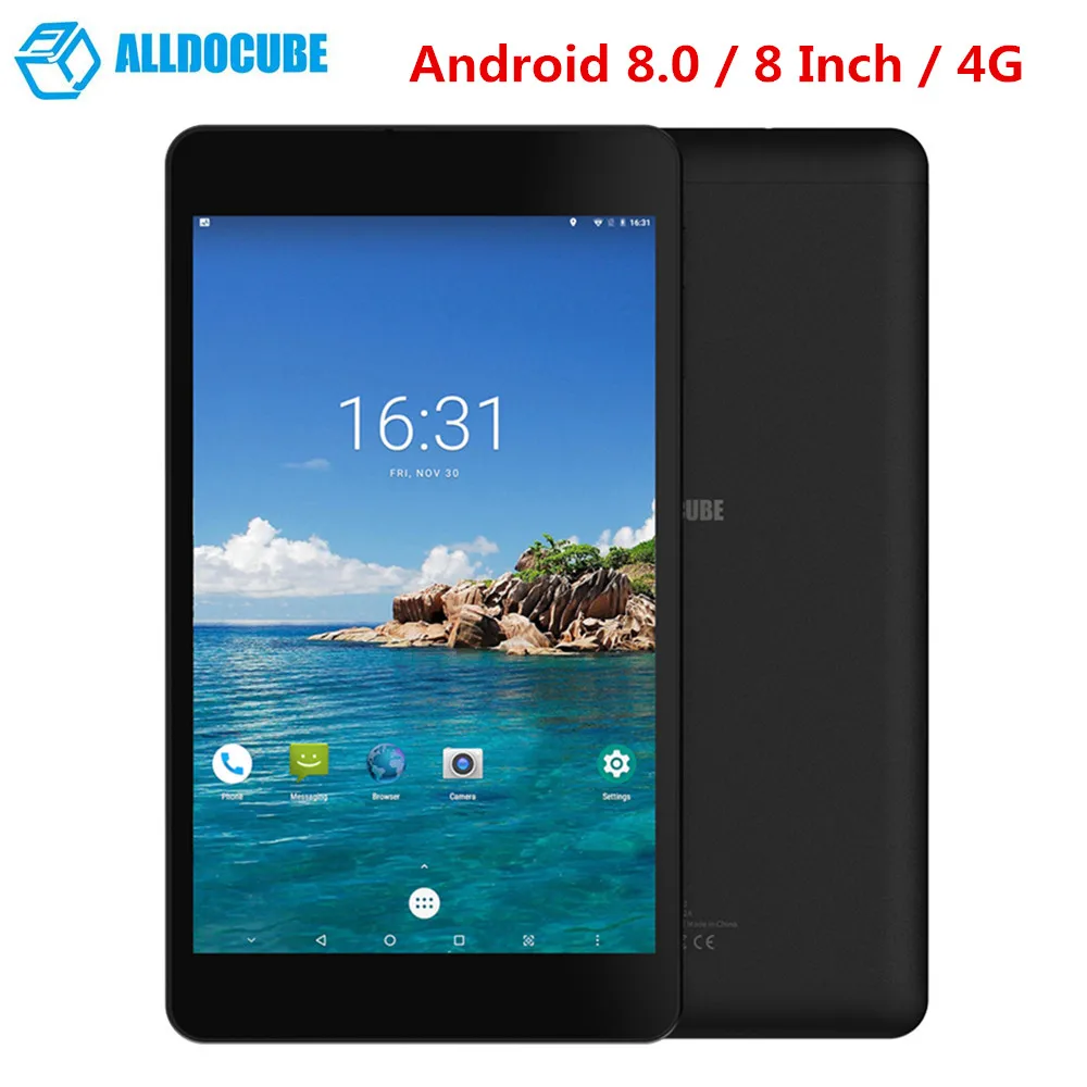 

ALLDOCUBE T801 8 Inch 4G Tablet Android 8.0 Deca-Core Phone Call Phablet 1920 X 1200 IPS 3G 32G 2.0MP+5.0MP Cameras Tablets