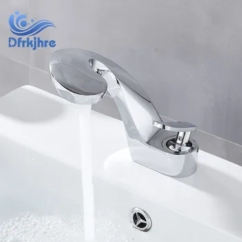 Dfrkjhre Chrome Basin Bathroom Faucet Deck Mounted Hot Cold Water Mixer Tap with 8'' cover
Dfrkjhre Chrome Basin Bathroom Faucet Deck Mounted Hot Cold Water Mixer Tap with 8'' cover