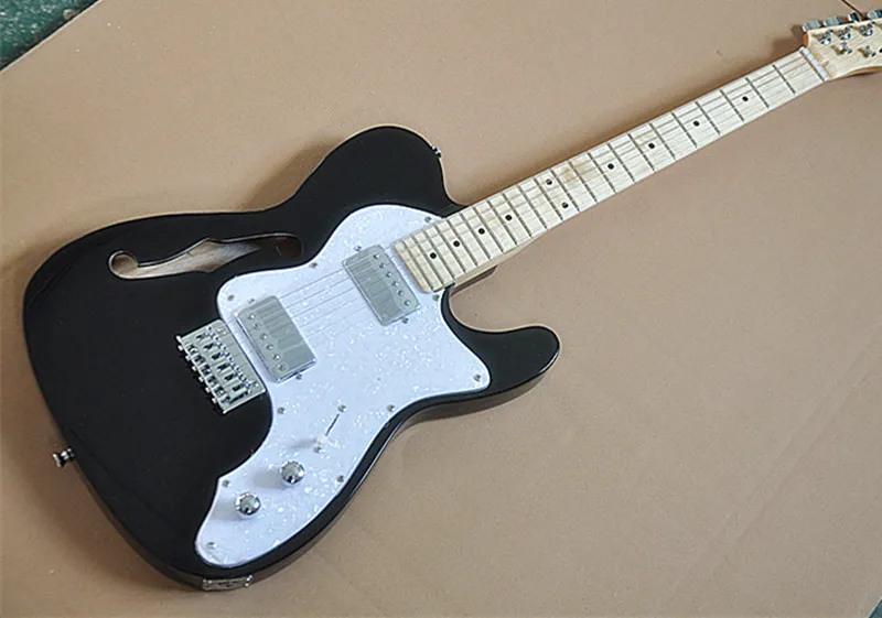 Hot Tobacco Semi-hollow Electric Guitar with White Pearl Pickguard,Maple Fingerboard,Chrome Hardwares,be customized.
Hot Tobacco Semi-hollow Electric Guitar with White Pearl Pickguard,Maple Fingerboard,Chrome Hardwares,be customized.