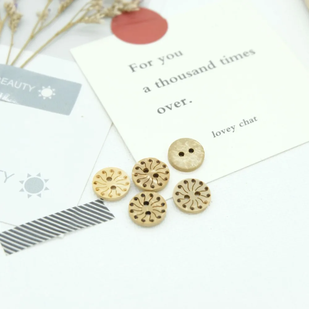 100Pcs 2 Holes Wood Buttons Craft Handmake Scrapbooking Sewing Clothing Accessories 11.5mm Buttons Floral Pattern Sewing Crafts
100Pcs 2 Holes Wood Buttons Craft Handmake Scrapbooking Sewing Clothing Accessories 11.5mm Buttons Floral Pattern Sewing Crafts