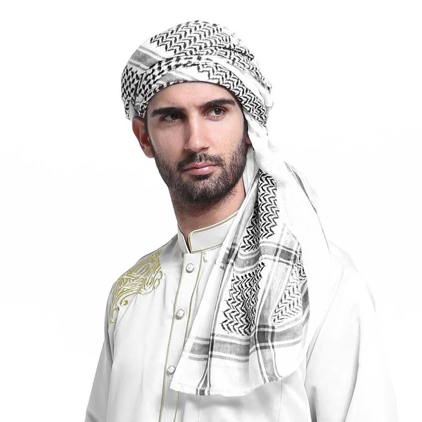 Saudi Arabic Islamic Accessories Men Praying Hat Head Scarf with Headband Muslim Traditional Costumes Clothing Plaid Turban
Saudi Arabic Islamic Accessories Men Praying Hat Head Scarf with Headband Muslim Traditional Costumes Clothing Plaid Turban