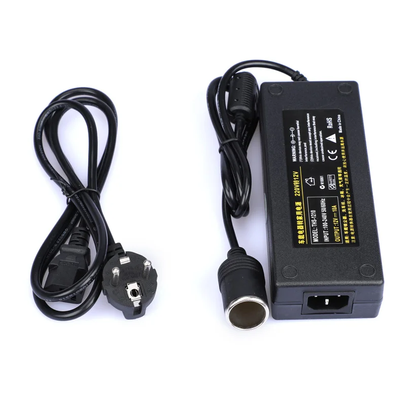 220V To 12V10A Car Refrigerator Power Converter Car Adapter On - Board Cigarette Lighter Air Pump Power Cord Adapter Line
220V To 12V10A Car Refrigerator Power Converter Car Adapter On - Board Cigarette Lighter Air Pump Power Cord Adapter Line
