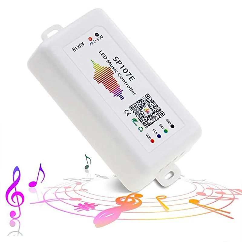 WIFI Bluetooth SP107E Pixel IC SPI Music LED Controller by Phone APP For SK6812 SK9822 RGBW WS2812 APA102 LPD8806 Strip DC5-24V
WIFI Bluetooth SP107E Pixel IC SPI Music LED Controller by Phone APP For SK6812 SK9822 RGBW WS2812 APA102 LPD8806 Strip DC5-24V
