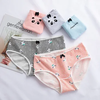 Cute Panda Panties Girl Cartoon Underwear Casual Breathable Underpant 2019 Teenage Girls Brief Kids Cotton Panties Calzoncillos
Cute Panda Panties Girl Cartoon Underwear Casual Breathable Underpant 2019 Teenage Girls Brief Kids Cotton Panties Calzoncillos