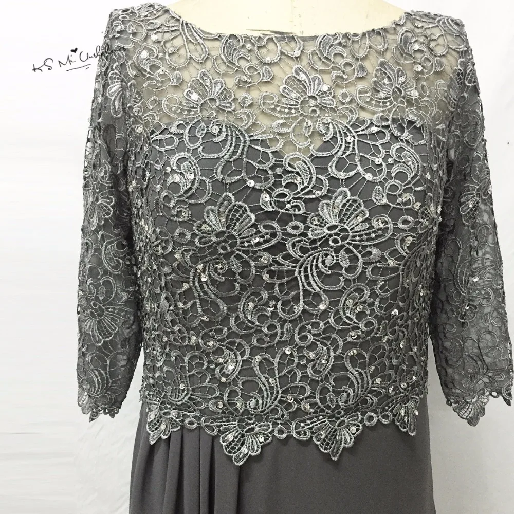 dark grey plus size dress