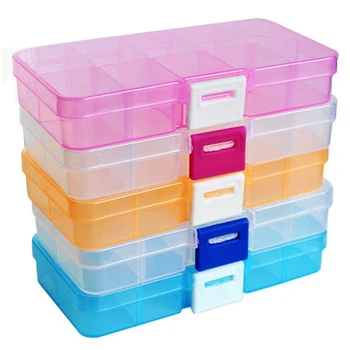 Pack of 4Pcs Plastic Jewelry Box Organizer Storage Container with Adjustable Dividers 15 Grids
Pack of 4Pcs Plastic Jewelry Box Organizer Storage Container with Adjustable Dividers 15 Grids