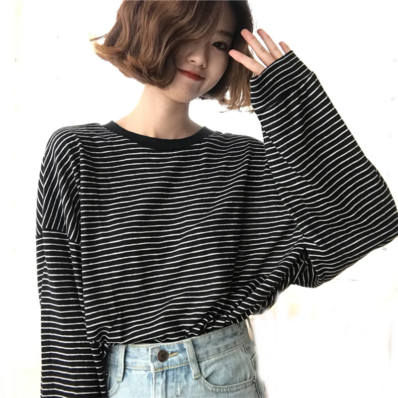 Striped Winter Preppy Style Women Sweaters and Pullovers Ladies Knitwear Vintage Loose Autumn Outwear Harajuku Kawaii
Striped Winter Preppy Style Women Sweaters and Pullovers Ladies Knitwear Vintage Loose Autumn Outwear Harajuku Kawaii