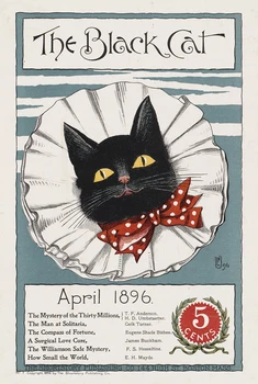 vintage art reproduction modern decorative mural prints the black cat vintage posters canvas painting
vintage art reproduction modern decorative mural prints the black cat vintage posters canvas painting