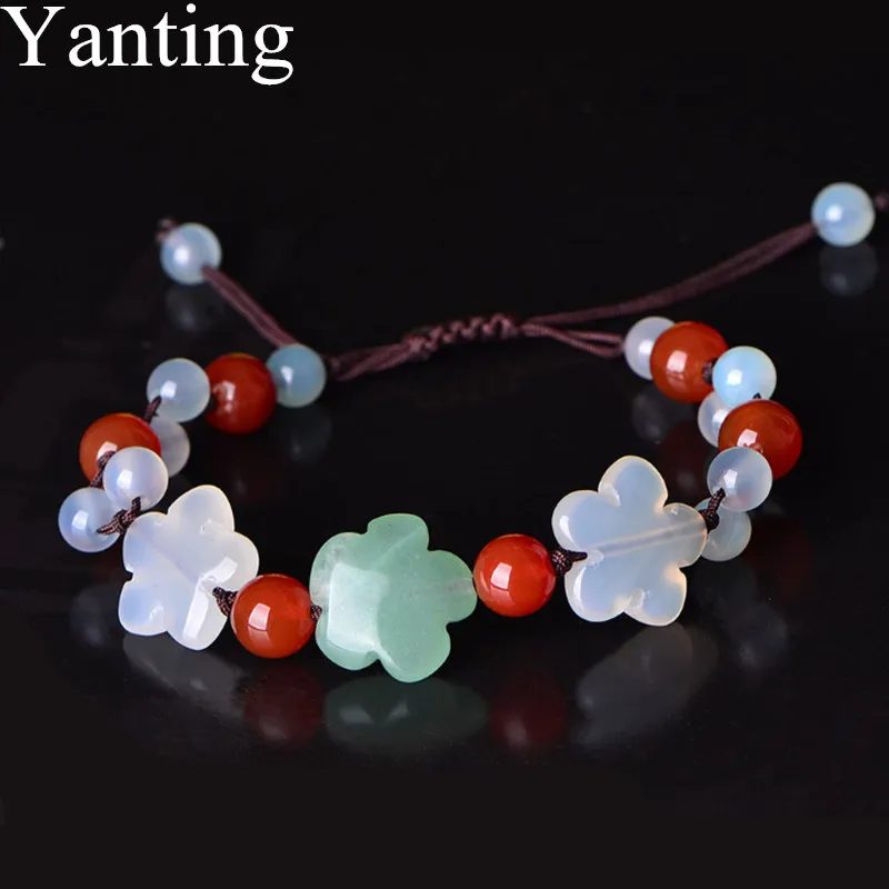 Yanting Bohemia Bracelets For Women Flower Bracelet With Natural Stone Handmade Knitted Ethnic Bracelet Jewelry Female Gift 071
Yanting Bohemia Bracelets For Women Flower Bracelet With Natural Stone Handmade Knitted Ethnic Bracelet Jewelry Female Gift 071