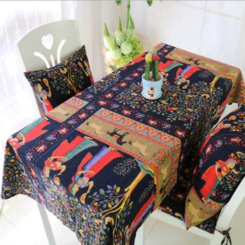 Fresh National Style Cotton Linen Patchwork Printed Rectangle Tablecloth Home Parlor Decor Washable Party Hotel Table Covers
Fresh National Style Cotton Linen Patchwork Printed Rectangle Tablecloth Home Parlor Decor Washable Party Hotel Table Covers
