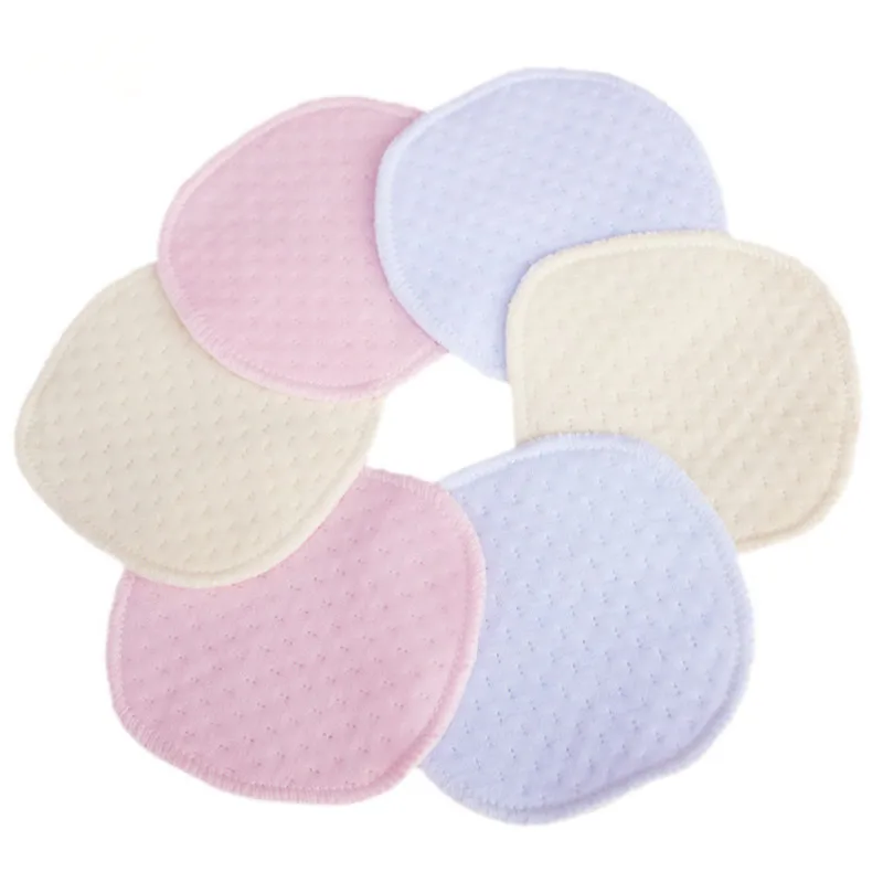 10Pcs 5Pairs Breast Feeding Nursing Pads Bra Washable Reusable Soft Cotton Absorbent Mom Mother Spill Prevention | Мать и ребенок