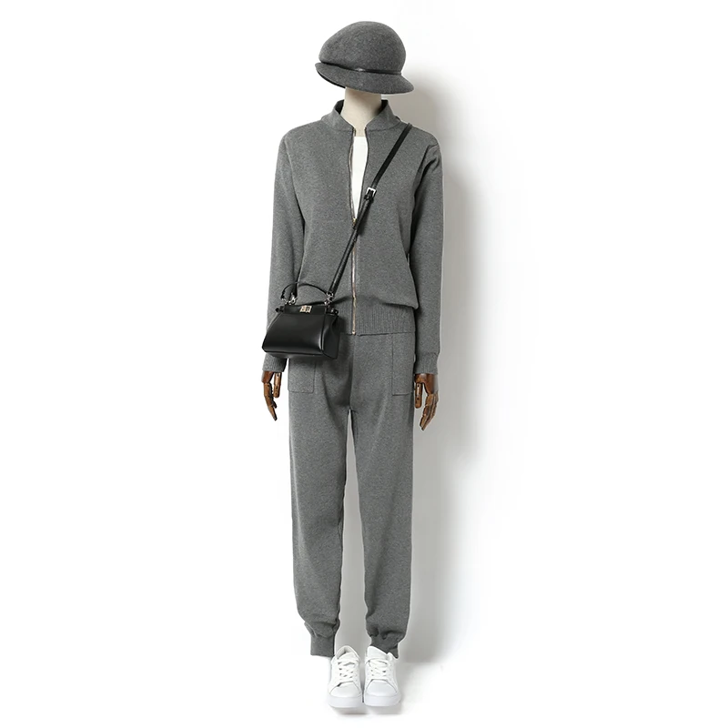Tracksuits Hot Sale 2019 Autumn 2018 new style women long sleeved sweater knit cardigan jacket casual pants suit two pieces
Tracksuits Hot Sale 2019 Autumn 2018 new style women long sleeved sweater knit cardigan jacket casual pants suit two pieces