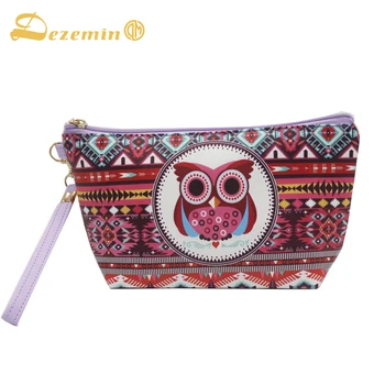 DEZEMIN Owl Cute Cosmetic Bag with Inner Pocket Handle for Cosmetics Travel Accessories 21.5cmx7cmx 16cm
DEZEMIN Owl Cute Cosmetic Bag with Inner Pocket Handle for Cosmetics Travel Accessories 21.5cmx7cmx 16cm