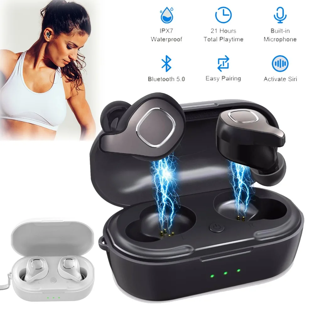 Waterproof Sports Earbuds Wireless Mini Twins Headset Bluetooth Stereo Earpieces In Ear For Samsung iPhone Motorola Xiaomi
Waterproof Sports Earbuds Wireless Mini Twins Headset Bluetooth Stereo Earpieces In Ear For Samsung iPhone Motorola Xiaomi
