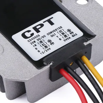 DC-DC Buck Converter 12V/24V to 5V 5A/25W Step-down Voltage Transformer Volt Regulator Power Supply Inverter Module
DC-DC Buck Converter 12V/24V to 5V 5A/25W Step-down Voltage Transformer Volt Regulator Power Supply Inverter Module