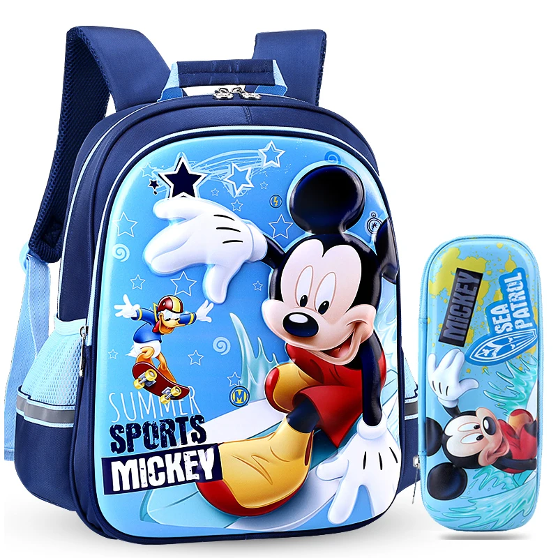 Cute Cartoon 3D Blue Mickey Boys Backpack School Bag With Pencil Case Set For Kids Children Elementary Primary School Book Bags
Cute Cartoon 3D Blue Mickey Boys Backpack School Bag With Pencil Case Set For Kids Children Elementary Primary School Book Bags