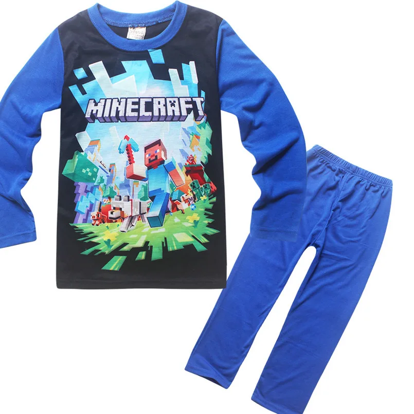 Baby Boy Pajamas Children Long Sleeve Casual Clothes Set Children Cartoon Pajamas Boys Home Service Pajamas Minecraft
Baby Boy Pajamas Children Long Sleeve Casual Clothes Set Children Cartoon Pajamas Boys Home Service Pajamas Minecraft