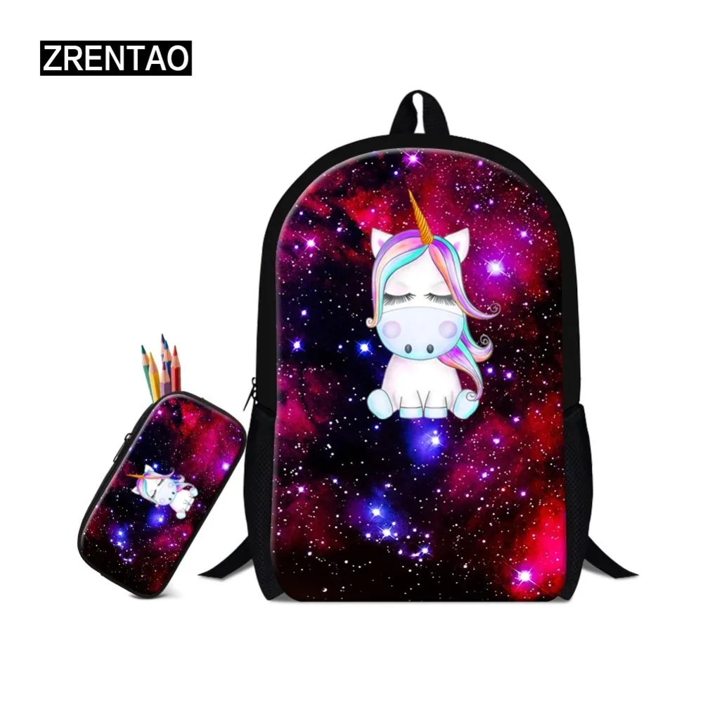 ZRENTAO unicorn backpack set mochilas pencil case lunch cooler travel rugzak children school bags bookbags
ZRENTAO unicorn backpack set mochilas pencil case lunch cooler travel rugzak children school bags bookbags