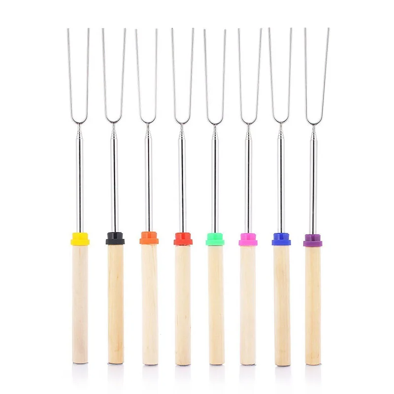 8pcs Roasting Sticks Extendable BBQ Forks Grilling Camping Skewer Tools Stainless Steel with Bag TB Sale
8pcs Roasting Sticks Extendable BBQ Forks Grilling Camping Skewer Tools Stainless Steel with Bag TB Sale