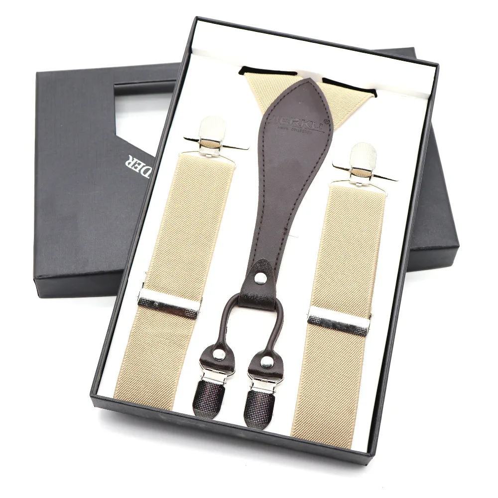 New 6 Color Malc Suspenders Men Women 3.5cm Width 4 Clip Leather Vintage Wedding Bridegroom Skirt Suspender Brace Gift
New 6 Color Malc Suspenders Men Women 3.5cm Width 4 Clip Leather Vintage Wedding Bridegroom Skirt Suspender Brace Gift
