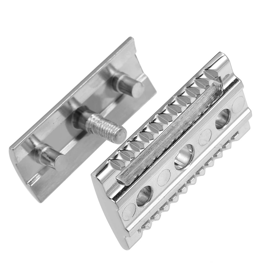 Durable Double Edge Shaving Safety Razor Chrome Color Replacement Heads Open Comb Shaving Razor Head Shaving Tool For Mens
Durable Double Edge Shaving Safety Razor Chrome Color Replacement Heads Open Comb Shaving Razor Head Shaving Tool For Mens