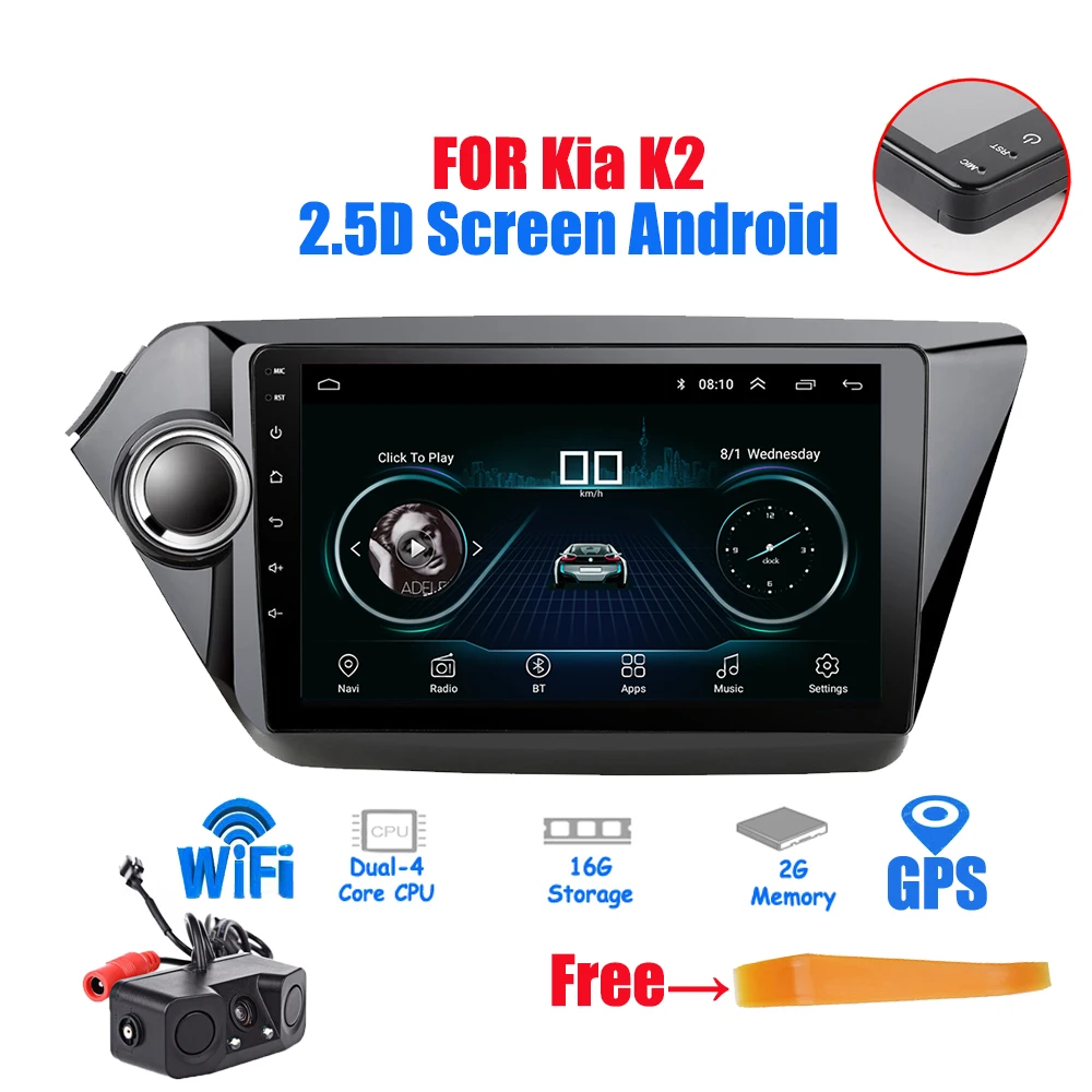 2din 2.5D Screen Android 8.1 WIFI GPS Navigation Car Radio For Kia K2 Rio 2012 2015 2016 Car Player Video Stereo Tape Recorder
2din 2.5D Screen Android 8.1 WIFI GPS Navigation Car Radio For Kia K2 Rio 2012 2015 2016 Car Player Video Stereo Tape Recorder