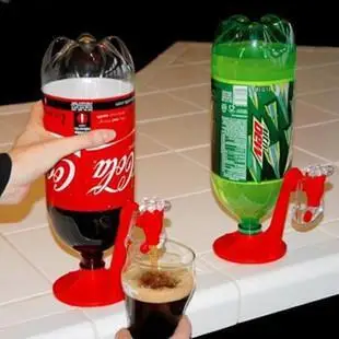 Innovative Refrigerator Fizz Saver 2-Liter Soda Push Style Dispenser with Mini Tap Household Item
Innovative Refrigerator Fizz Saver 2-Liter Soda Push Style Dispenser with Mini Tap Household Item