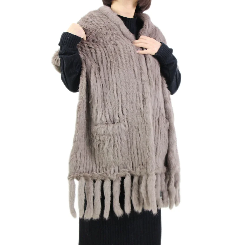 Harppihop*Luxury Women's Genuine Real Knitted rabbit Fur Scarves with Tassels Lady Pashmina Wraps Autumn Winter Women Fur Shawls
Harppihop*Luxury Women's Genuine Real Knitted rabbit Fur Scarves with Tassels Lady Pashmina Wraps Autumn Winter Women Fur Shawls