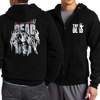 Cool Streetwear 2019 New Spring Autumn The Walking Dead Zippered Hoodies Men Sweatshirt High Quality Coat Men Plus Size S-4XL
Cool Streetwear 2019 New Spring Autumn The Walking Dead Zippered Hoodies Men Sweatshirt High Quality Coat Men Plus Size S-4XL