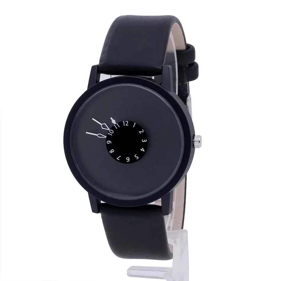 Black/White PU Quartz Watch For Men's And Women's Fashion Casual Korean Personality Watch Couple Watch Clock Gift 
Black/White PU Quartz Watch For Men's And Women's Fashion Casual Korean Personality Watch Couple Watch Clock Gift